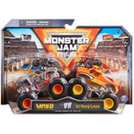 Monster Jam - Lot de 2 Originaux avec Max-D et El Toro Loco - Véritables camions Monstres à l'échelle 1:64