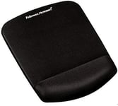 Fellowes PlushTouch Mouse Mat With Wrist Support Featuring Microban Antimicrobi