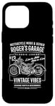 iPhone 16 Pro Max Roger's Garage Vintage Motorcycle Design for the Name Roger Case