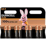 Duracell Batteries Plus 100 AA Pack of 8