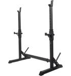 Core Core Half Rack Squat Rack 107x60x150 Cm, Black Kuntolaitteet BLACK