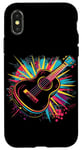 Coque pour iPhone X/XS Ukulele Splotch Guitalele