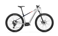 Mondraker Prime 29" Elsykkel Chrystal White/Blue/red, Str. XL