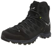 Salewa MS Mountain Trainer Lite Mid Gore-TEX Chaussures de Randonnée Hautes, Black/Black, 40.5 EU