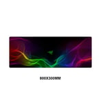 Razer ? tapis de souris ASUS ROG 900x400 pour gamer, tablette en caoutchouc MSI, décoration de burea -8-300x700x3mm