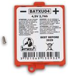 Pile Alarme Batxu04 Compatible Rxu04X Pour Daitem Hager Logisty Atral-4.5V 2.7Ah