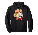 Kewpie Baby Rodeo Clown Cowboy Traditional Tattoo Flash Pullover Hoodie