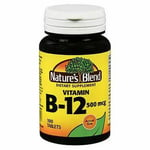 Nature's Blend Vitamin B12 Tablets 500 mg 100 Tabs By