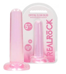 Petit gode rose portable vaginal anal irréaliste avec ventouse