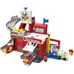 Vtech Toot-Toot Interactive Light and Sound Drivers Fire Station and Vehicle