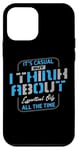 Coque pour iPhone 12 mini Je pense tout le temps aux huiles essentielles