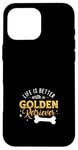 Coque pour iPhone 16 Pro Max Golden Retriever Chien Race Golden Retriever