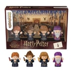 Little People Collector Coffret Harry Potter à l'École des Sorciers en édition spéciale pour Les Adultes et Les Fans avec 4 Figurines, HVG45