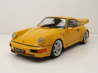 Porsche 911 (964) Carrera 3.8 Rs 1990 Jaune Maquette de Voiture 1:18 Solido