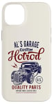 Coque pour iPhone 14 Plus Al's Hotrod Garage Classic Car Custom Al Design