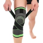 Knee Sleeve Compression Brace Patella Support Sports Gym Joint P Green A2