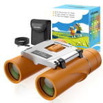 USCAMEL Jumelles Enfant 8×21 Compactes Jumelles Petit Jumelles pour L'observation des Oiseaux, Chasse, Voyage