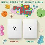 NiziU  Press Play  Random Cover  incl. 88pg Photobook, 2 Photocards, Photo Frame, Postcard + Sticker  CD