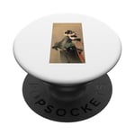 Peinture chinoise pour femme - Décoration de vêtements - Personnages d'art PopSockets PopGrip Adhésif