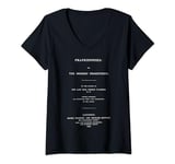 Womens Frankenstein Mary Shelley Title Page V-Neck T-Shirt