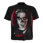 Spiral Direct Unisex Adult Skull Face The Crow T-Shirt - XXL