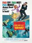 Pyramid International James Bond (On Her Majesty's Secret Service) -Canvas Print 30 x 40cm, Wood, Multi-Colour, 30 x 40 x 1.3 cm