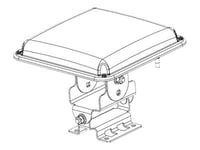 Cisco Aironet 5-Ghz 14-Dbi Directional Antenna - Antenne - 14 Dbi - Direksjonal - Utendørs, Stangmontering