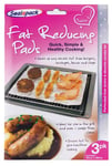 3pk Fat Reducing Grill Oven Pads Kitchen Burger Sausages Bacon Healthy cooking