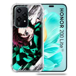 Cokitec Coque Renforcée pour Honor 200 Lite 5G Manga Demon Slayer Tanjiro