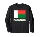 Madagascar Flag Patriotic African Men Women Kids Malagasy Long Sleeve T-Shirt