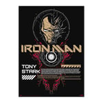 Grupo Erik - Poster Phosphorescent Marvel, Iron Man, 50 x 70 cm | Décoration chambre adulte, Deco aesthetic