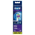 Oral-B 3D White Lot de 4 têtes de brosse de rechange Couleur aléatoire