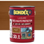 Bondex - Lasure Très Haute Protection Satin 8 ans Finition: Satiné - Couleur: Chêne moyen - Conditionnement: 5L