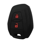 HJPOQZ Housse de Protection pour clé en Silicone de Voiture, adaptée pour étui de Jeu de clés de Voiture pour Isuzu Dmax D Max Mu-x Truck Silica Gel Skin 2 Button