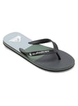 Quiksilver Men's Molokai stripe Sandal, Black grey green, 5.5 UK