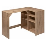 Five Simply Smart - Bureau d'Angle Réversible Mix n Modul 110cm Naturel