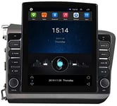 WYFWYT Nav Android Car Stereo Radio Récepteur Applicable pour Honda Civic 2012-2015, Navigation GPS Unité Principale Autoradio Bluetooth pour la Voiture Dash Auto Double Din 9.7 inch HD,4g+WiFi:2+32g