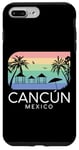 Coque pour iPhone 7 Plus/8 Plus Cancun Mexico - Vacances d'été rétro mexicaines