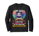 Memory My Dad In Heaven, Remembrance Proud Family Memorial Long Sleeve T-Shirt