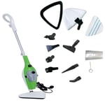 ZhanGe 11-in-1 Portable Electric Steam Mop Kills 99.9 Percent of Bacteria Powerful 1300W Multi-Use High Pressure Steam Cleaner 350ML for Laminate, Floor, Carpets, Curtains, Car Seats & More