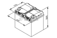 Bosch Batteri EFB 65 Ah - Bilbatteri / Startbatteri - Toyota - Mazda - Subaru - Nissan - Mitsubishi - Renault - Infiniti