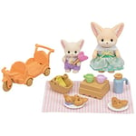 Sylvanian Families Sunny Picnic Set -Fennec Fox Sister & Baby-dollhouse playset 5698