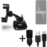 For Honor Magic6 Ultimate car holder + CHARGER windshiled bracket 