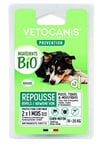 VETOCANIS Pipettes Anti-Puces et Anti-Tiques BIO pour Chien, Formule Entièrement Naturelle Certifié ECOSOIN, 2 pipettes = 6 semaines de protection