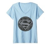 Womens The Original Man Of Steel Retro Superman V-Neck T-Shirt