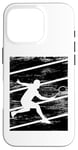 Coque pour iPhone 16 Pro Joueur de badminton Raquette Sports