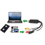 VHS till USB-omvandlare PC-adapter TV Ljud Video DVD USB 2.0 Winxp