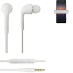 Headphones for Samsung Galaxy S9 Duos headset in ear plug white