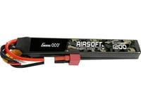 Gens Ace 25C 1200Mah 3S1p 11.1V Sadel Airsoft Gun Lipo-Batteri Med T-Pluggkontakt