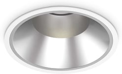 Off, Indbygningslampe, 42W, LED, hvid/3000 kelvin, aluminium, metal, Ø218xH132mm